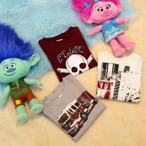 3pc Bundle Gymboree Graphic Long Sleeve Shirts